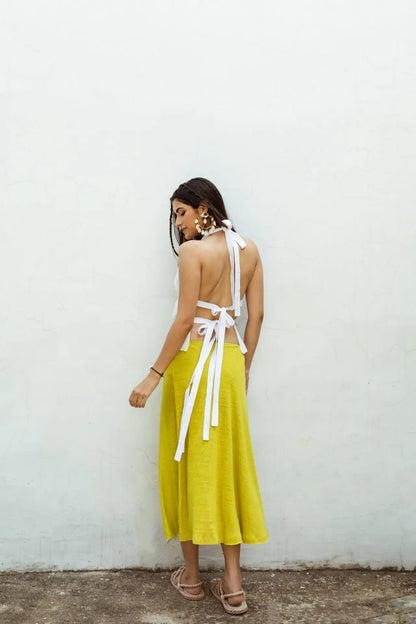 EVE SHEER KNIT SKIRT