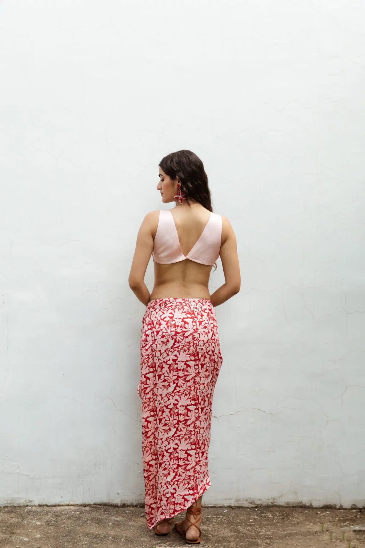 Delilah Blush Pink Satin Lace Top- Label WildChild India