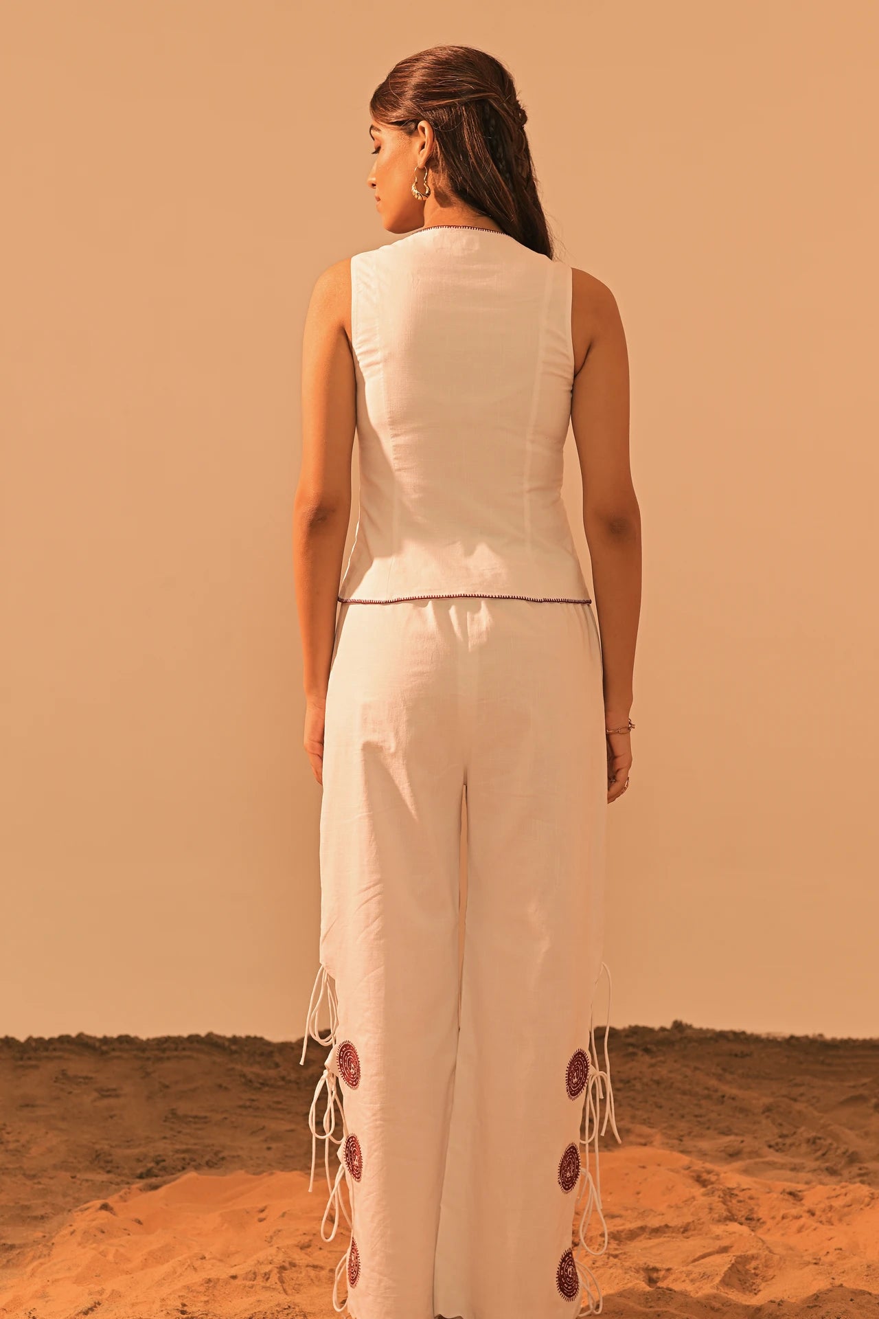 THE SCALLOP EMBROIDERED CO-ORD